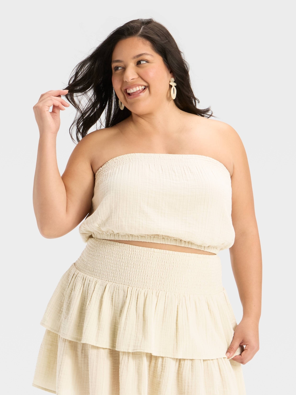 Universal Thread Cream Tube Top
